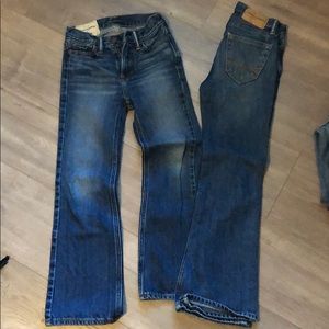 Boys Abercrombie Jeans 8 Slim (3 pair)